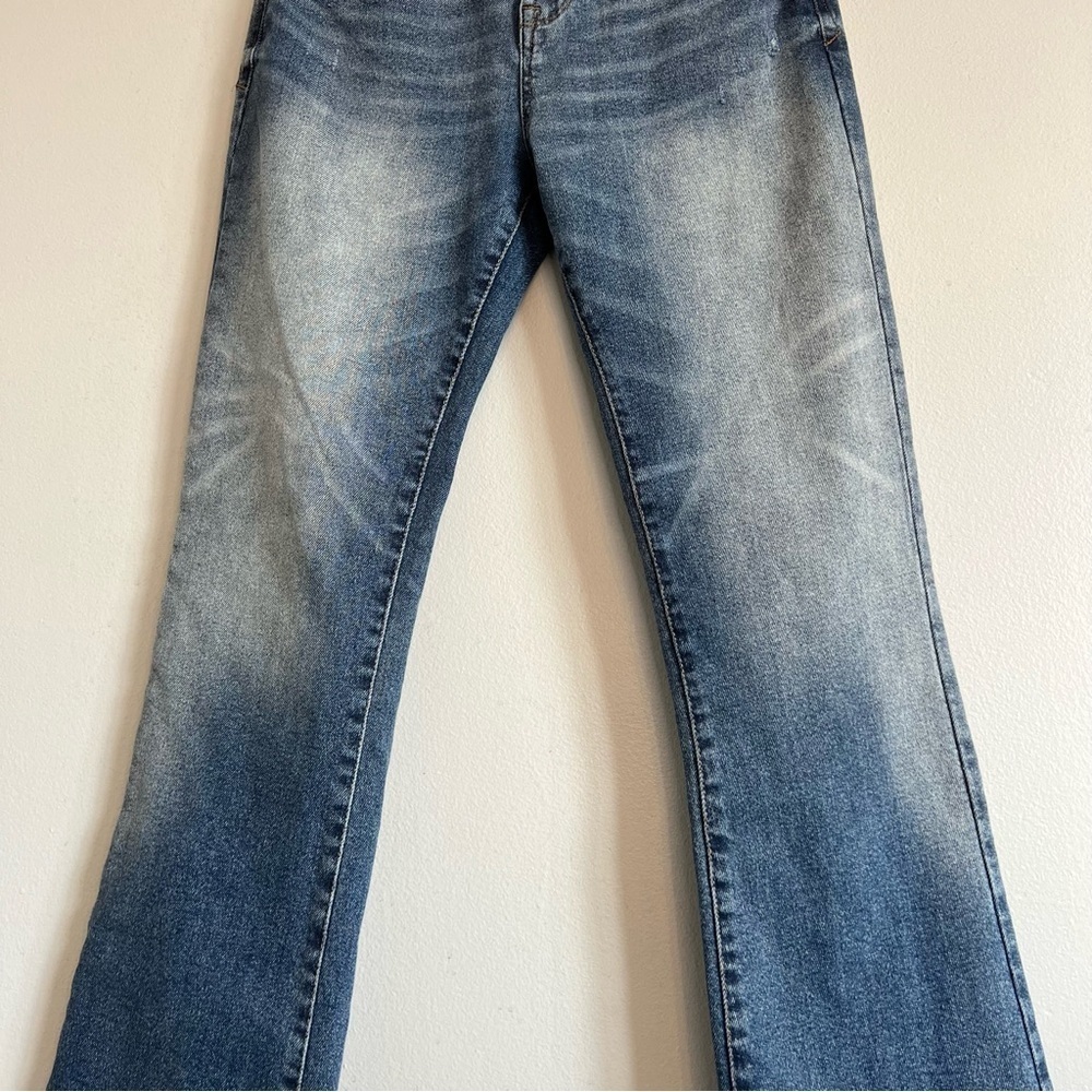 Kensie Womens The Tessa High Rise Bootcut Jeans Sz 28 Whisker Denim - Picture 4 of 9